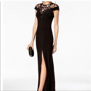 Adrianna Papell black evening gown size 6